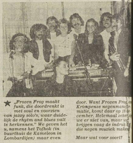 1981 1212 Frozen Frog Het Vrije Volk
