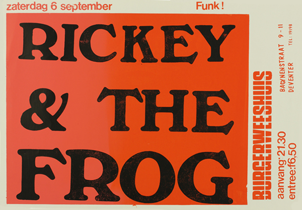 Ticket Rickey & The Frog Burgerweeshuis