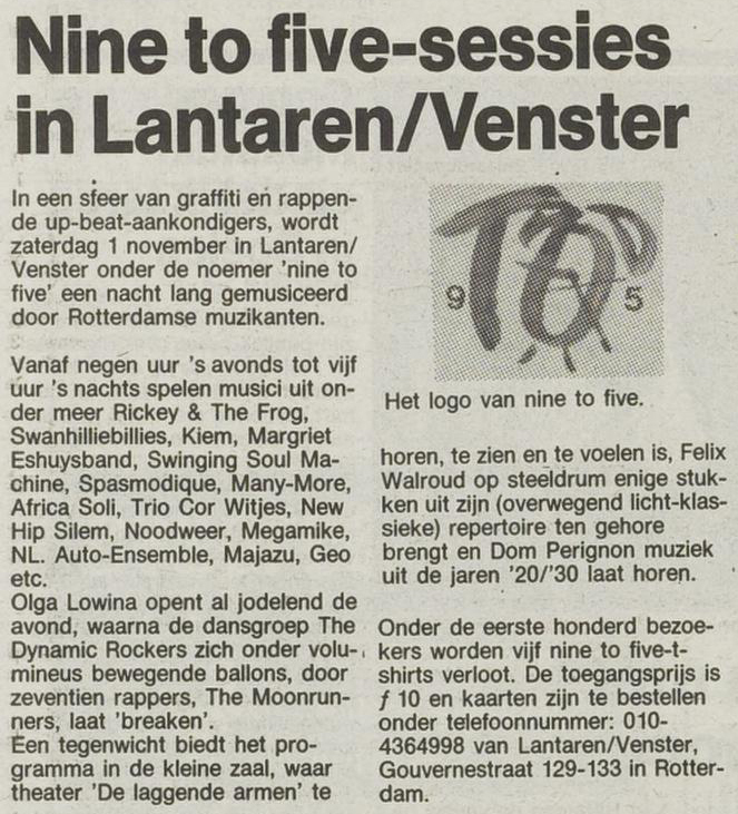 1986 10 29 Het Vrije Volk Lantaren Venster
